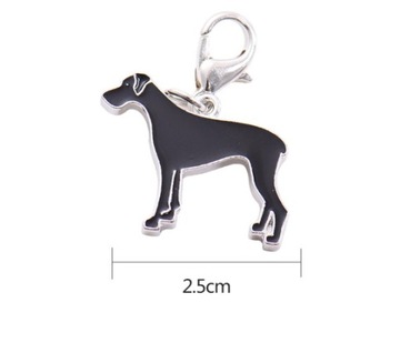 Zawieszka do bransoletki charm Dog Niemiecki