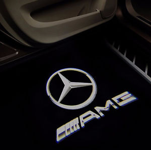 КОМПЛЕКТ 2 светодиодных проектора логотипа MERCEDES AMG W203 C32 C30 C55 CLK 55 63 SLK 55