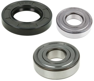 ŁOŻYSKA PRALKI ARDO 6204-6305 SKF+35x62x10 A800X