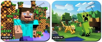 Коврик для мыши MINECRAFT + НАДПИСЬ! ПОДАРОК!