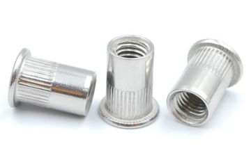 M6 NITONAKRĘTKA NIERDZEWNA PŁASKA WALCOWA 100SZT