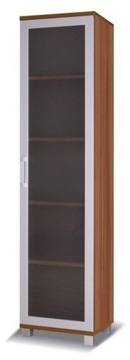 Regał szklany 50 cm nowoczesny śliwa wallis X11