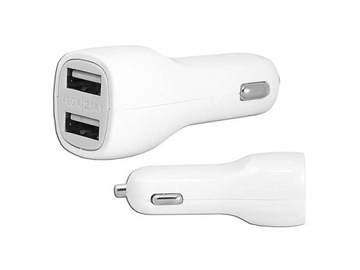 SZYBKA ŁADOWARKA SAMOCHODOWA 2xUSB 2.1A