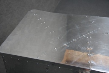 Konsola Loft Aluminium Design Komoda Seria AVIATOR