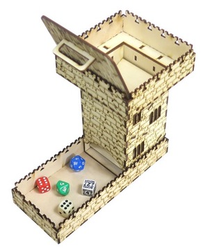 WIEŻA do KOŚCI DICE TOWER ZE SKLEJKI KS80