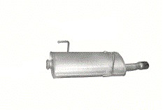 Tłumik końcowy Peugeot 206 poj. 2,0