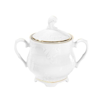 CUKIERNICA 400 ML ĆMIELÓW ROCOCO ZŁOTY PASEK 3604