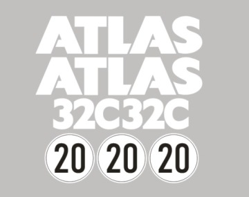 Stickers wrapping ATLAS 32C