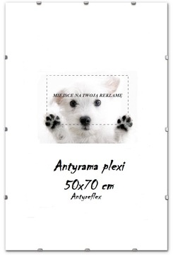 ANTYRAMA 50x70 - 70x50 ANTYREFLEX BIAŁE BRZEGI, FV