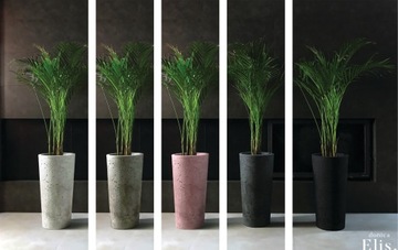 БЕТОННЫЙ ЦВЕТОЧНЫЙ ГОРШОК, круглый, высота 55 см.