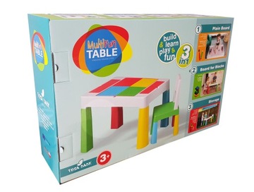 MAMUT MULTIFUN СТОЛ 2 СТУЛЬЯ ВЕРХНЯЯ для блоков