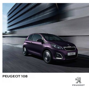 Peugeot 108 prospekt model 2018