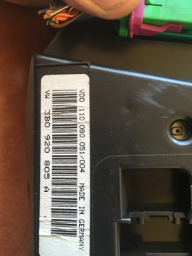 VW PASSAT B5 FL ЧАСЫ СЧЕТЧИКА 3B0920 927A 805A