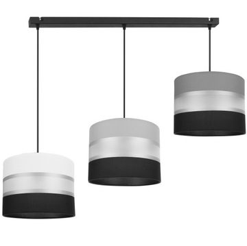 LAMPA WISZĄCA SUFITOWA ŻYRANDOL ABAŻUR NOWOCZESNA