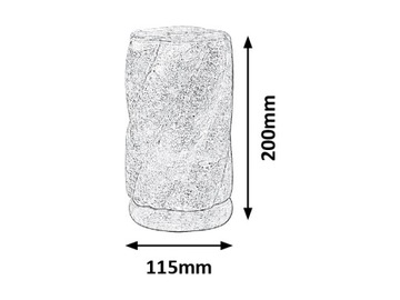СОЛЯНАЯ ЛАМПА Свеча ИОНИЗАТОР HEKLA 2,7КГ 2677