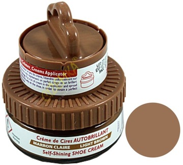 PALC PASTA KREM WOSKOWY SKÓR BUTÓW BRĄZOWY JASNY
