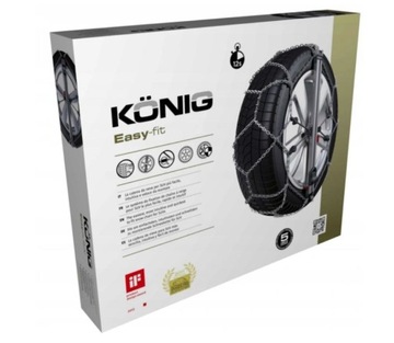 Łańcuchy śniegowe EASY-FIT 9mm KN 97 225/40R18