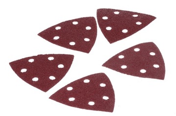 Шлифовальная бумага на липучке DELTA IRON 93 x 93мм ДЛЯ ШЛИФОВАЛЬНОЙ БУМАГИ зернистостью 150 5шт.