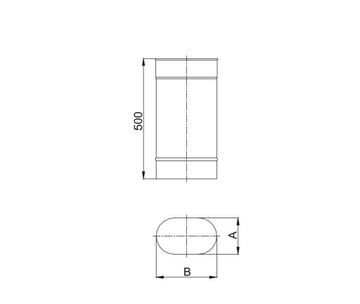 ТРУБА 1мм ОВАЛЬНАЯ 120х220 КОТЛ ПЕЧЬ С ПОДАЧЕЙ