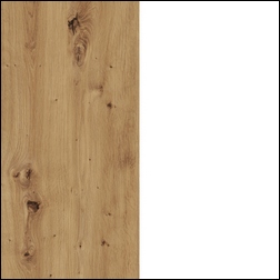 Komoda ARKINA LBLK34,d.Artisan/biały FORTE,GRATISY