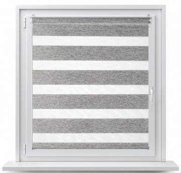 Roleta Dzień/Noc BH-1501 52x150cm Szara