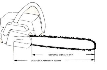 НАПРАВЛЯЮЩАЯ ДЛЯ БЕНЗИНОВОЙ ПИЛЫ 52 см 18 дюймов 2 ЦЕПИ 325 дюймов 36OT 72OP NAC OREGON