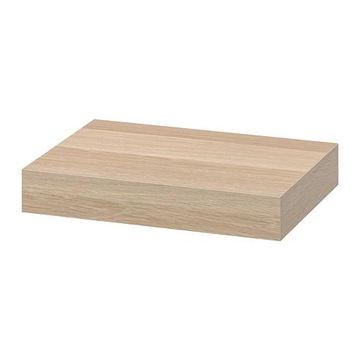 IKEA LACK Półka Ścienna DĄB bejcowany Biały 30x26