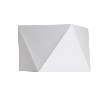 Abażur Diament Biały Klosz Lampa