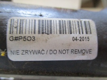 7536/7 CHLADIČ VODY 2.2 HDI CITROEN C5 I