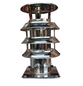 КРЫШКА ДЫМОХОДА, ПОДДЕРЖИВАЮЩАЯ ТУРБО, С ТЯЖКОЙ fi 150