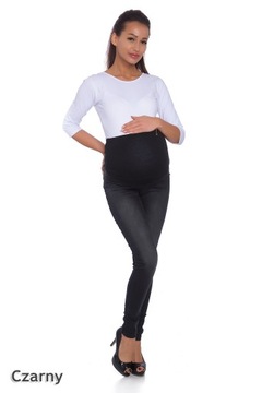 221__roz._L__CIĄŻOWE SPODNIE JEANS , SLIM