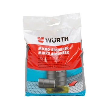 WURTH Sorbent Granulki MICRO ABSORBER płynów 10KG