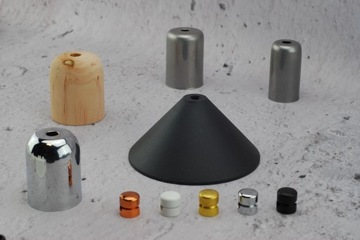 матовая черная розетка для подвесного светильника, потолочная обшивка, лампа-паук LOFT