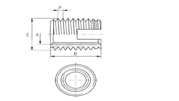 Tulejki zerwany napraw gwint M4 x 0,7 8mm komplet