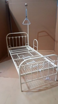 КРОВАТЬ ДЛЯ ПОЖИЛЫХ ЛЮДЕЙ 90X200 С ВЫНОСНОЙ ОПОРОЙ, ПОРУЧНЯКОМ И РУЧКОЙ