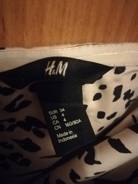 Sukienka H&M w wzory zwierzęce