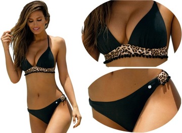 STRÓJ KĄPIELOWY BIKINI SELF S555PC 36C S panterka