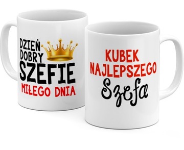 KUBEK Z IMIENIEM DLA SZEFOWEJ KUBEK SZEFA