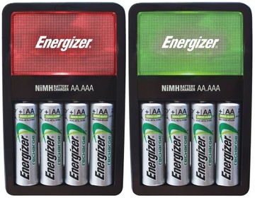 ЗАРЯДНОЕ УСТРОЙСТВО ENERGIZER + 4 АККУМУЛЯТОРА R6 AA 2000 мАч