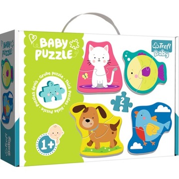 PUZZLE BABY CLASIC ZWIERZĘTA DOMOWE 12M+ TREFL
