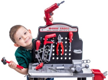 БОЛЬШАЯ МАСТЕРСКАЯ С НАБОРОМ ИНСТРУМЕНТОВ ДЛЯ ДЕТЕЙ