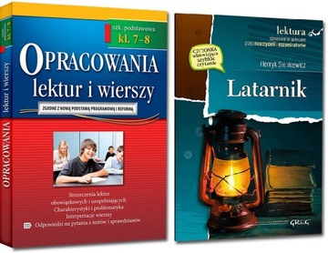 LATARNIK + OPRACOWANIA LEKTUR 7-8 / SIENKIEWICZ