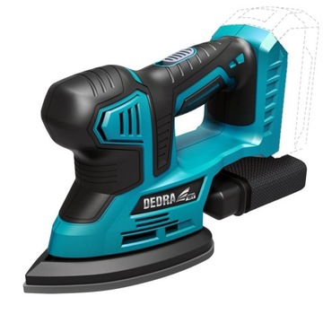 Szlifierka oscylacyjna Dedra DED7063 18 W 18 V