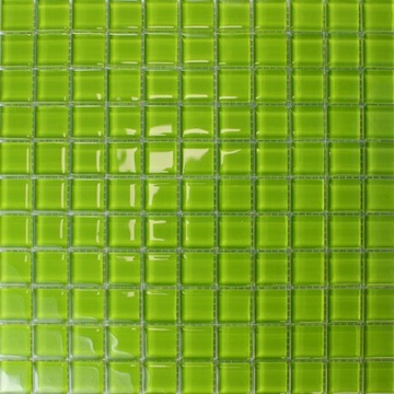 Зеленая стеклянная мозаика ЛИМОН 1