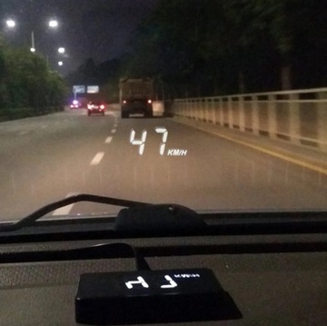 HUD ПРОДОЛЖЕННЫЙ ДИСПЛЕЙ ЖК-ДИСПЛЕЙ OBD2 на лобовом стекле!