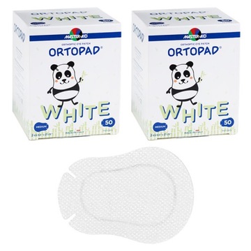 ORTOPAD Plastry na oko Białe REGULAR 100 (2 x 50)