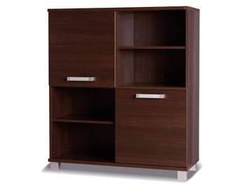 MS25 KOMODA SZAFKA kasztan wenge REGAŁ 100 cm