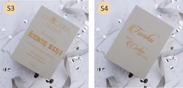 Zaproszenie DLA świadka świadkowej prośba ślub