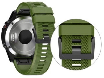 ZIELONY Pasek Garmin FENIX 7 Sapphire Solar
