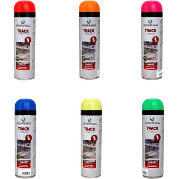 Farba geodezyjna spray 500ml Soppec do znakowania